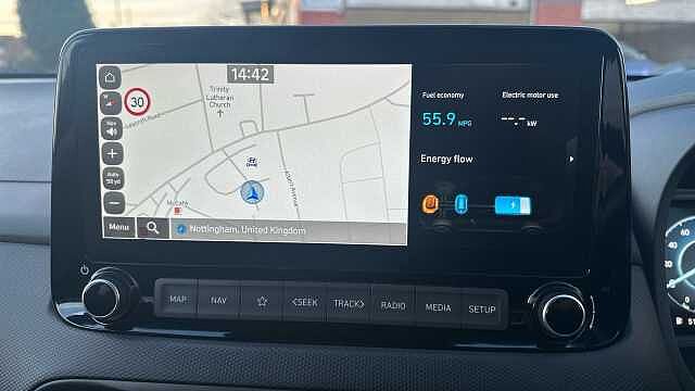 Hyundai KONA 1.6 GDi Hybrid Premium 5dr DCT Hybrid Hatchback White