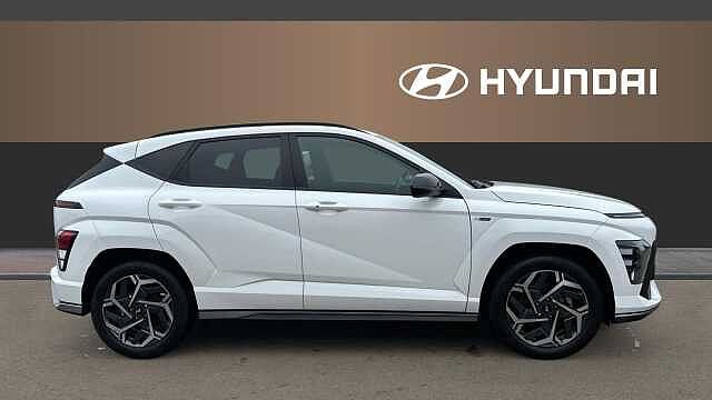 Hyundai KONA 1.6T 138 N Line 5dr DCT Petrol Hatchback Special Solid - Atlas White