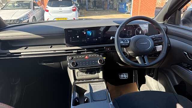Hyundai TUCSON 1.6T 239 Hybrid N Line 5dr Auto Hybrid Estate White