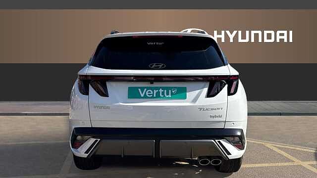 Hyundai TUCSON 1.6T 239 Hybrid N Line 5dr Auto Hybrid Estate White