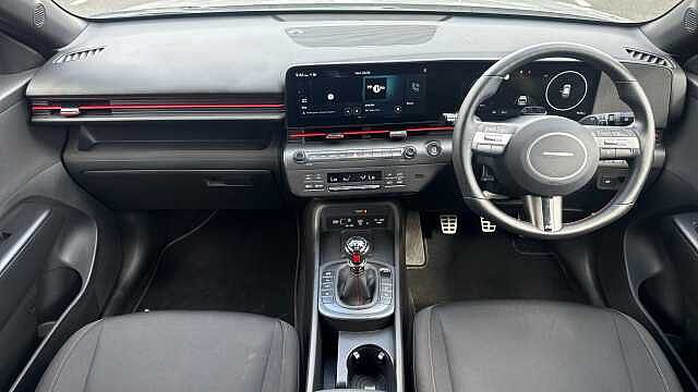 Hyundai KONA 1.6T 138 N Line 5dr Petrol Hatchback Silver