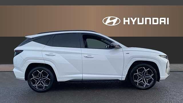Hyundai TUCSON 1.6 TGDi Hybrid 230 N Line 5dr 2WD Auto Hybrid Estate White