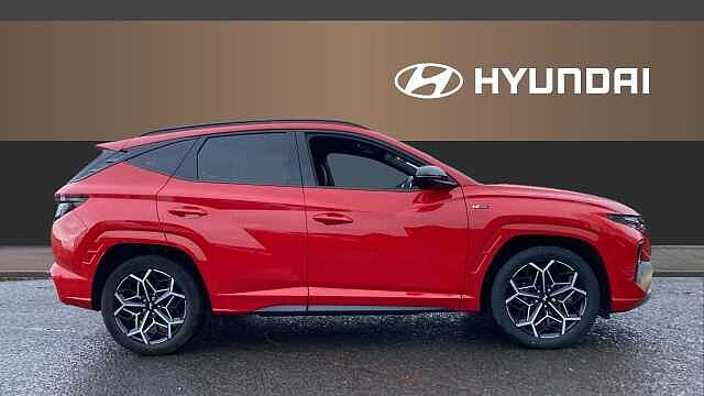 Hyundai TUCSON 1.6 TGDi Hybrid 230 N Line S 5dr 2WD Auto Hybrid Estate Red