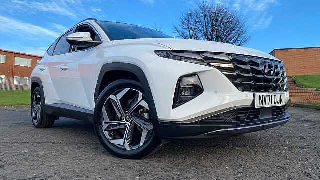 Hyundai TUCSON 1.6 TGDi Hybrid 230 Ultimate 5dr 2WD Auto Hybrid Estate White