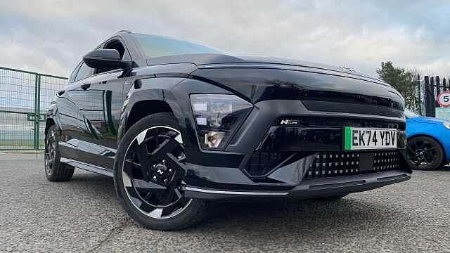 Hyundai KONA 160kW N Line 65kWh 5dr Auto Electric Hatchback Black