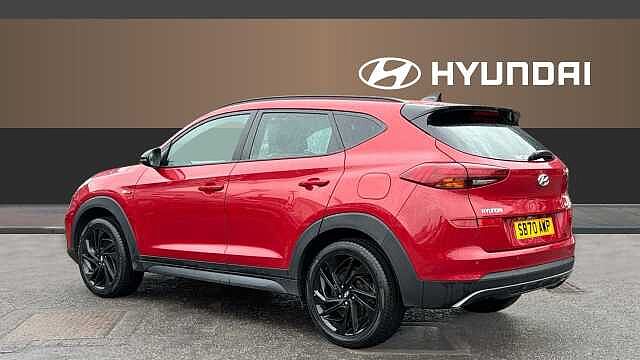 Hyundai TUCSON 1.6 CRDi 48V MHD 136 N Line 5dr 2WD Diesel Estate Red