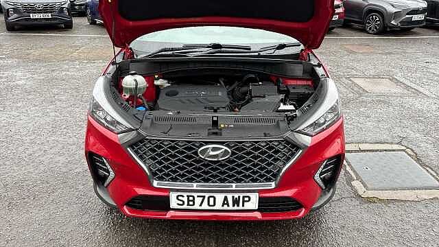 Hyundai TUCSON 1.6 CRDi 48V MHD 136 N Line 5dr 2WD Diesel Estate Red