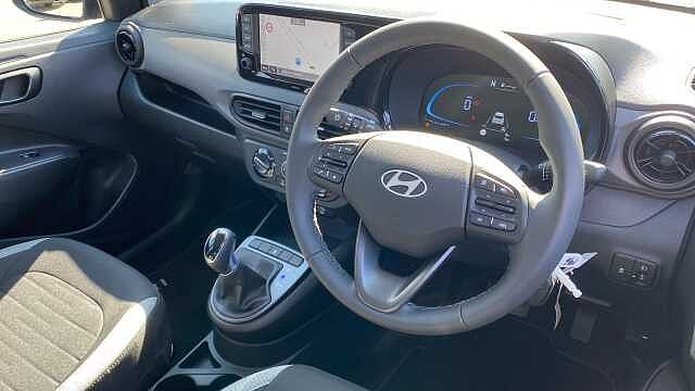 Hyundai I10 1.0 [63] Advance 5dr Auto [Nav] Petrol Hatchback Vibrant Blue - Pearl