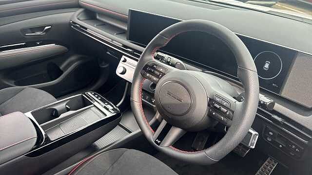 Hyundai TUCSON 1.6T 239 Hybrid N Line 5dr Auto Pearl - Serenity White