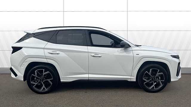 Hyundai TUCSON 1.6T 239 Hybrid N Line 5dr Auto Pearl - Serenity White