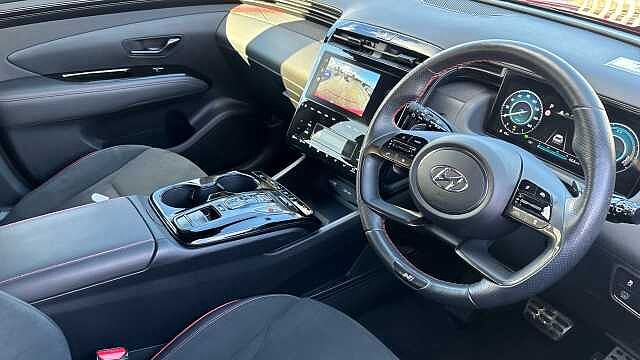 Hyundai TUCSON 1.6 TGDi Hybrid 230 N Line S 5dr 2WD Auto Hybrid Estate Red