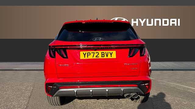 Hyundai TUCSON 1.6 TGDi Hybrid 230 N Line S 5dr 2WD Auto Hybrid Estate Red