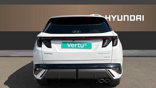 Hyundai TUCSON 1.6T 239 Hybrid N Line 5dr Auto Hybrid Estate White