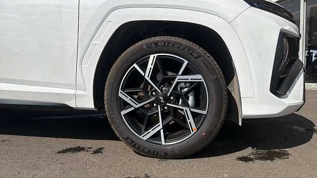 Hyundai TUCSON 1.6T 239 Hybrid N Line 5dr Auto Hybrid Estate White