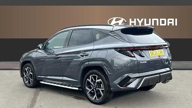 Hyundai TUCSON 1.6T 239 Hybrid N Line Edition 5dr Auto Hybrid Estate Ecotronic Grey - Pearl