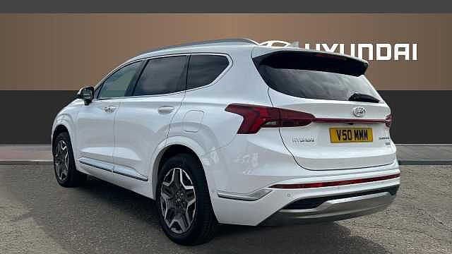 Hyundai SANTA FE 1.6 TGDi Hybrid Ultimate 5dr 4WD Auto Hybrid Estate White