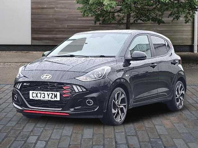 Hyundai I10 1.0 T-GDi N Line Hatchback 5dr Petrol Manual Euro 6 (s/s) (100 ps) Black