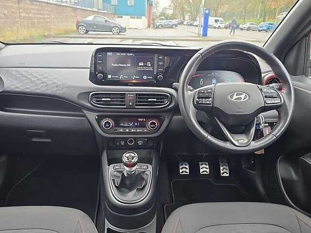 Hyundai I10 1.0 T-GDi N Line Hatchback 5dr Petrol Manual Euro 6 (s/s) (100 ps) Black