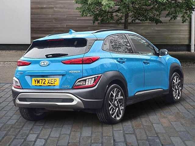 Hyundai KONA 1.6 h-GDi Ultimate SUV 5dr Petrol Hybrid DCT Euro 6 (s/s) (141 ps) Blue
