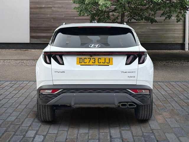 Hyundai TUCSON 1.6 h T-GDi Premium SUV 5dr Petrol Hybrid Auto Euro 6 (s/s) (230 ps) White