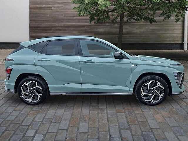 Hyundai KONA 1.6 h-GDi N Line S SUV 5dr Petrol Hybrid DCT Euro 6 (s/s) (138 ps) Green