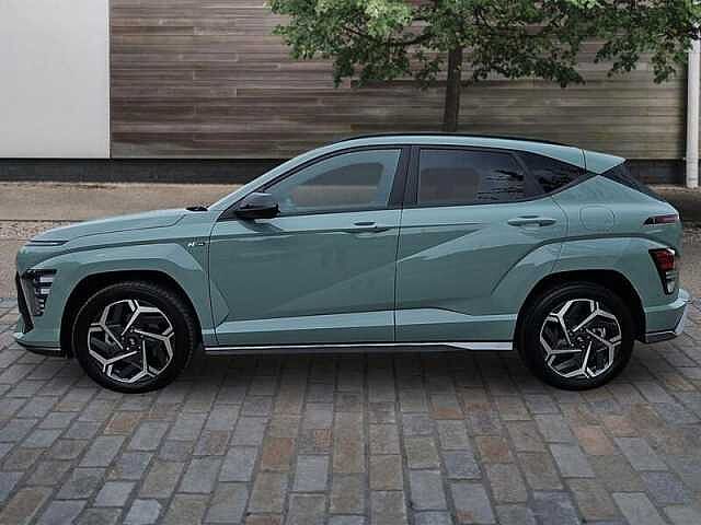 Hyundai KONA 1.6 h-GDi N Line S SUV 5dr Petrol Hybrid DCT Euro 6 (s/s) (138 ps) Green