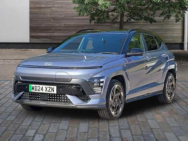 Hyundai KONA 65.4kWh N Line S SUV 5dr Electric Auto (218 ps) Meta Blue