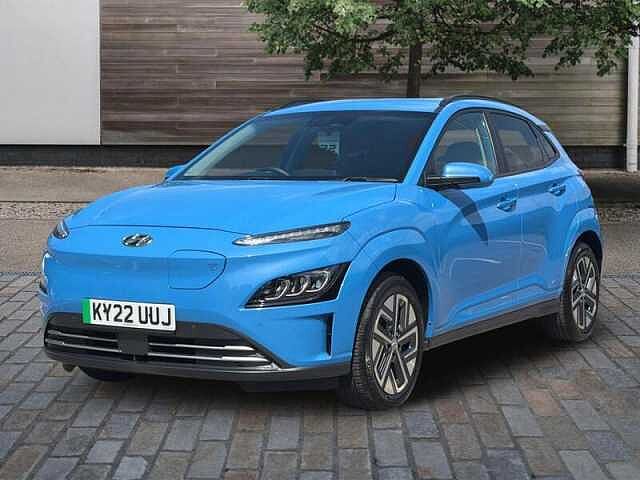 Hyundai KONA 39kWh Premium SUV 5dr Electric Auto (10.5kW Charger) (136 ps) Blue