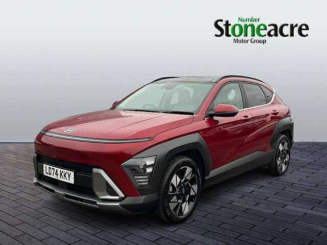 Hyundai KONA HYBRID 1.6 h-GDi Ultimate DCT Euro 6 (s/s) 5dr Red
