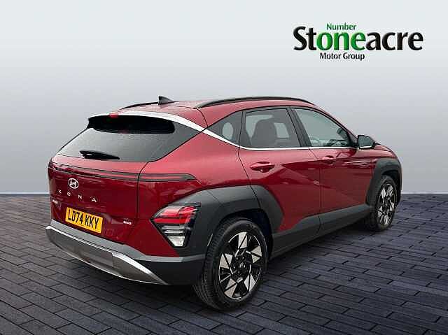 Hyundai KONA HYBRID 1.6 h-GDi Ultimate DCT Euro 6 (s/s) 5dr Red