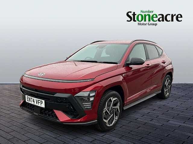 Hyundai KONA HYBRID 1.6 h-GDi N Line S DCT Euro 6 (s/s) 5dr Red