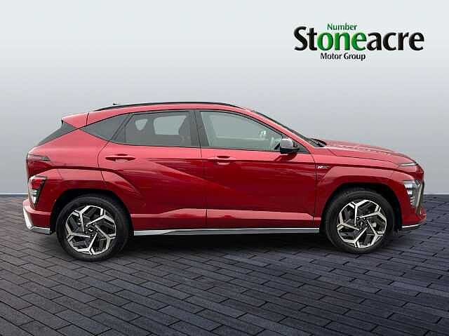 Hyundai KONA HYBRID 1.6 h-GDi N Line S DCT Euro 6 (s/s) 5dr Red
