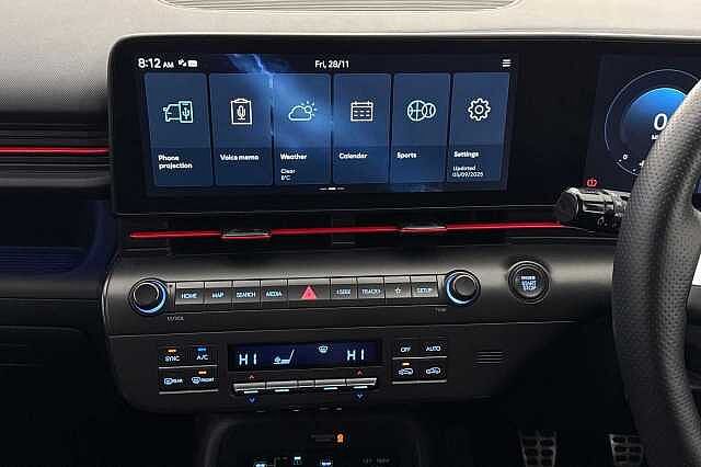 Hyundai KONA 1.6 T-GDi N Line Euro 6 (s/s) 5dr Black