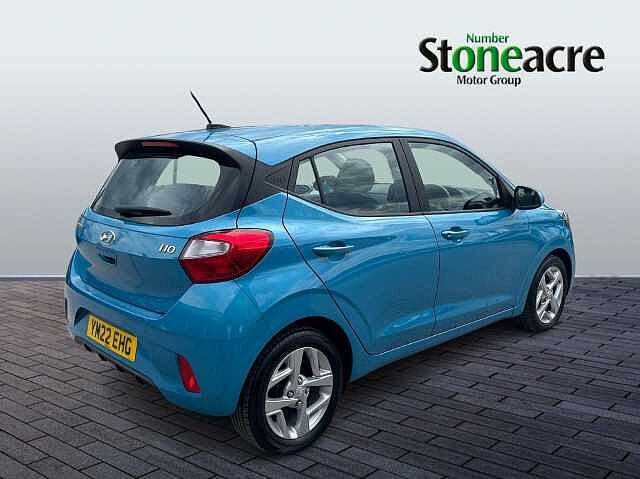 Hyundai I10 1.0 SE Connect Hatchback 5dr Petrol Manual Euro 6 (s/s) (67 ps) Blue