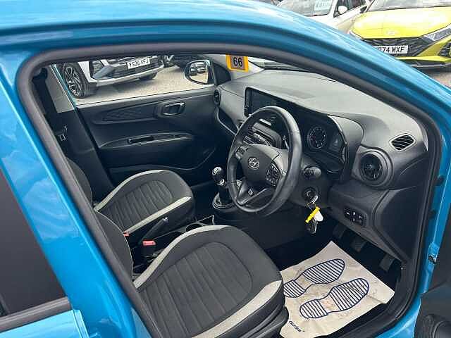 Hyundai I10 1.0 SE Connect Hatchback 5dr Petrol Manual Euro 6 (s/s) (67 ps) Blue