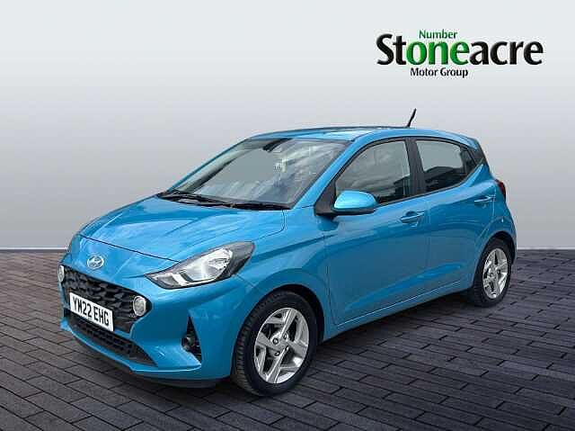 Hyundai I10 1.0 SE Connect Hatchback 5dr Petrol Manual Euro 6 (s/s) (67 ps) Blue
