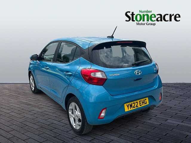 Hyundai I10 1.0 SE Connect Hatchback 5dr Petrol Manual Euro 6 (s/s) (67 ps) Blue