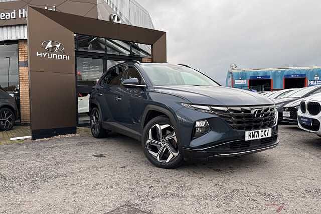 Hyundai TUCSON 1.6 TGDi Hybrid 230 Premium 5dr 2WD Auto Blue