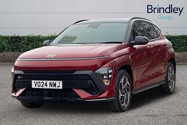 Hyundai KONA 1.6 h-GDi N Line SUV 5dr Petrol Hybrid DCT Euro 6 (s/s) (141 ps) Red