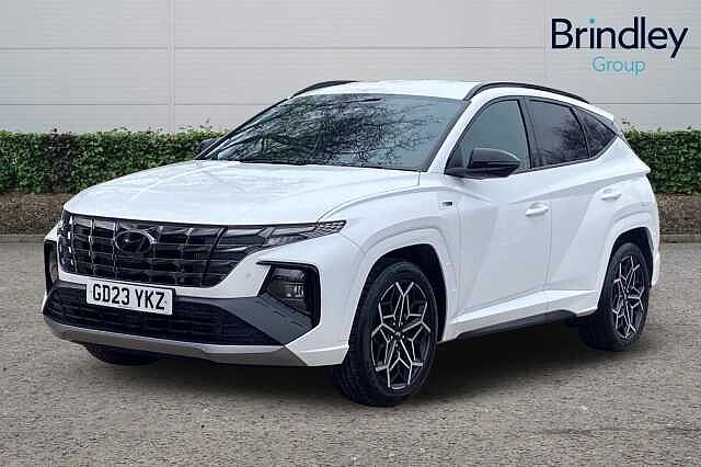 Hyundai TUCSON 1.6 T-GDi N Line SUV 5dr Petrol Manual Euro 6 (s/s) (150 ps) White