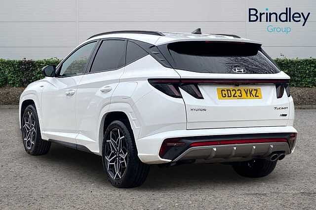 Hyundai TUCSON 1.6 T-GDi N Line SUV 5dr Petrol Manual Euro 6 (s/s) (150 ps) White