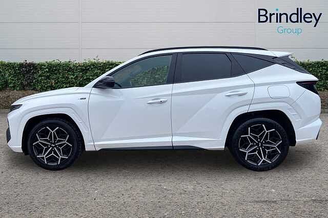 Hyundai TUCSON 1.6 T-GDi N Line SUV 5dr Petrol Manual Euro 6 (s/s) (150 ps) White