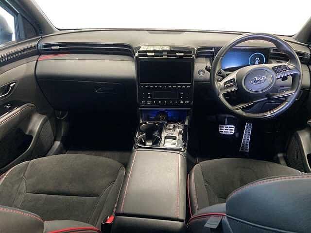 Hyundai TUCSON 1.6 h T-GDi N Line S SUV 5dr Petrol Hybrid Auto Euro 6 (s/s) (230 ps) White