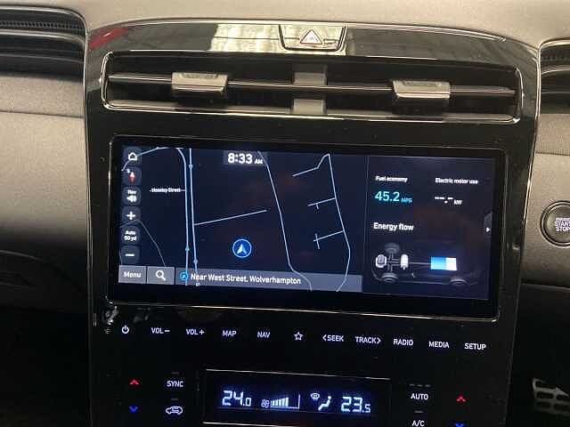 Hyundai TUCSON 1.6 h T-GDi N Line S SUV 5dr Petrol Hybrid Auto Euro 6 (s/s) (230 ps) White