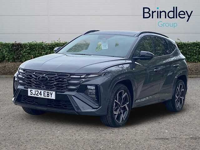Hyundai TUCSON 1.6 T-GDi N Line S SUV 5dr Petrol Hybrid Auto Euro 6 (s/s) (215 ps) Grey