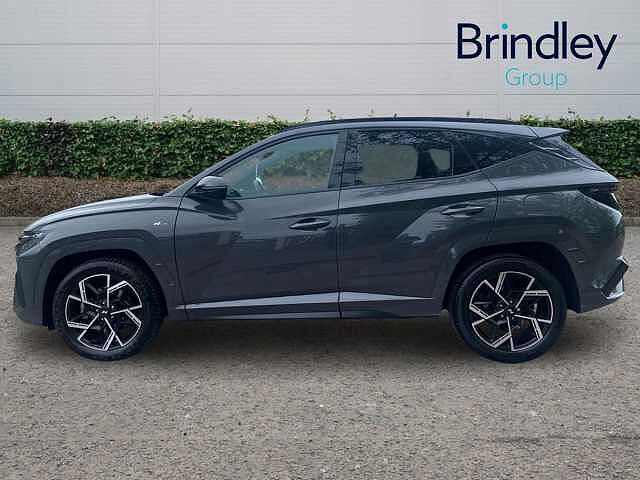 Hyundai TUCSON 1.6 T-GDi N Line S SUV 5dr Petrol Hybrid Auto Euro 6 (s/s) (215 ps) Grey
