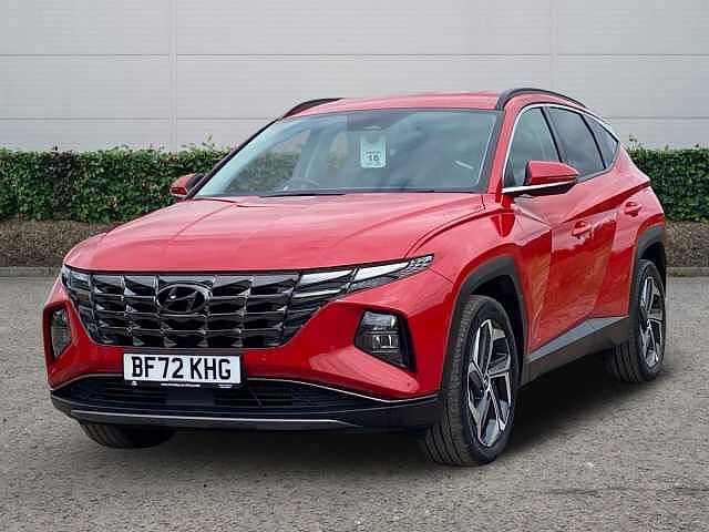 Hyundai TUCSON 1.6 h T-GDi Premium SUV 5dr Petrol Hybrid Auto Euro 6 (s/s) (230 ps) ENGINE Red