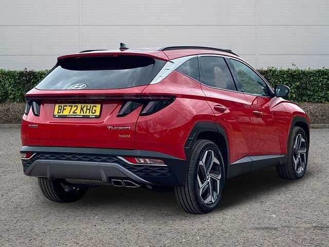 Hyundai TUCSON 1.6 h T-GDi Premium SUV 5dr Petrol Hybrid Auto Euro 6 (s/s) (230 ps) ENGINE Red