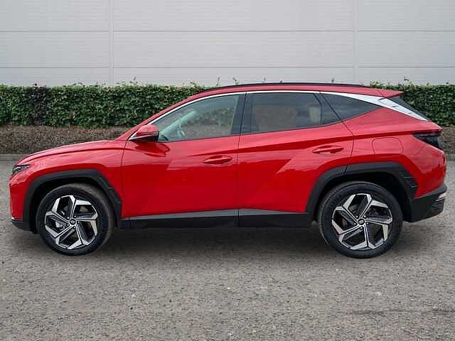 Hyundai TUCSON 1.6 h T-GDi Premium SUV 5dr Petrol Hybrid Auto Euro 6 (s/s) (230 ps) ENGINE Red