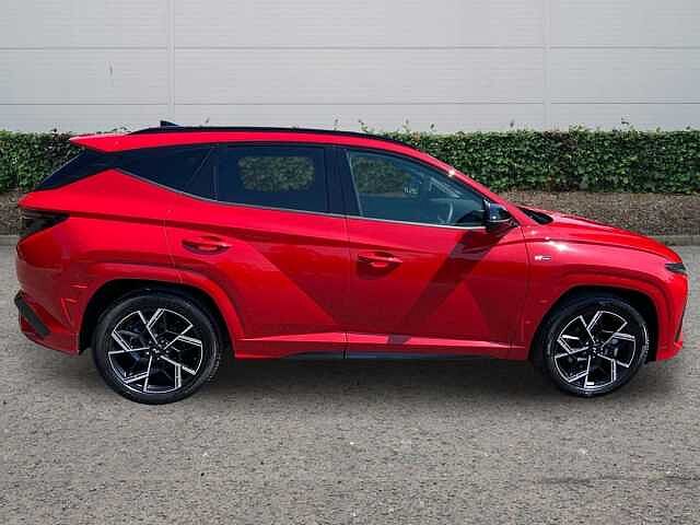Hyundai TUCSON 1.6 T-GDi N Line S SUV 5dr Petrol Manual Euro 6 (s/s) (160 ps) Engine Red